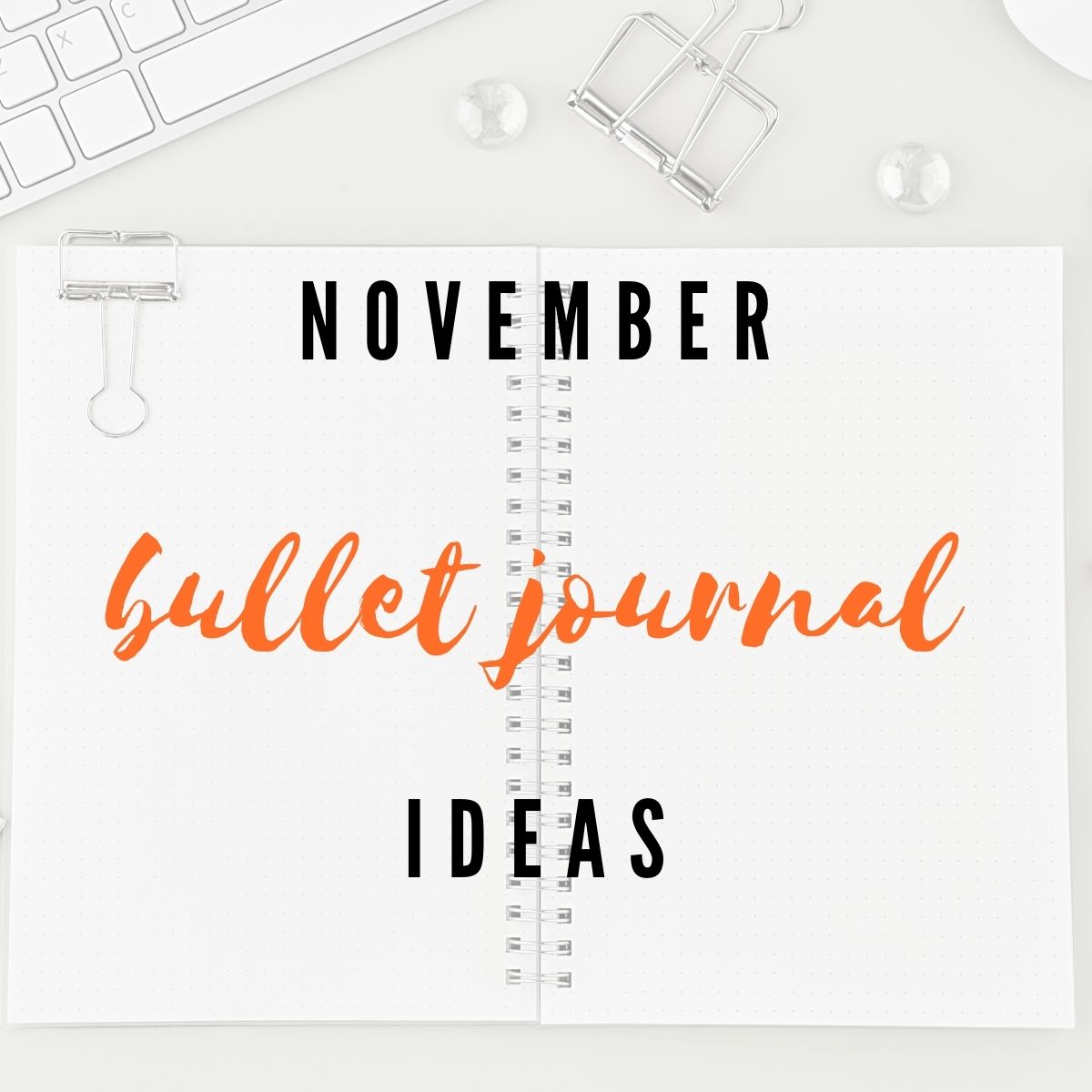 November bullet journal