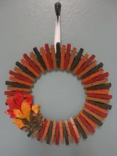 fall wreath; DIY holiday wreath