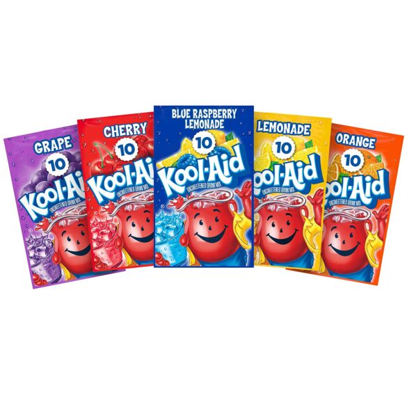 Packets of Kool-Aid.