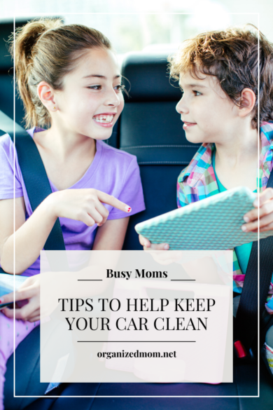 How to Keep a Clean Car with Kids - A Crafty Spoonful