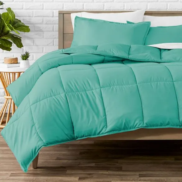 Turquoise comforter