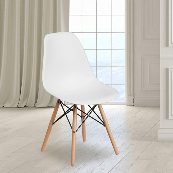 Plastic white chair