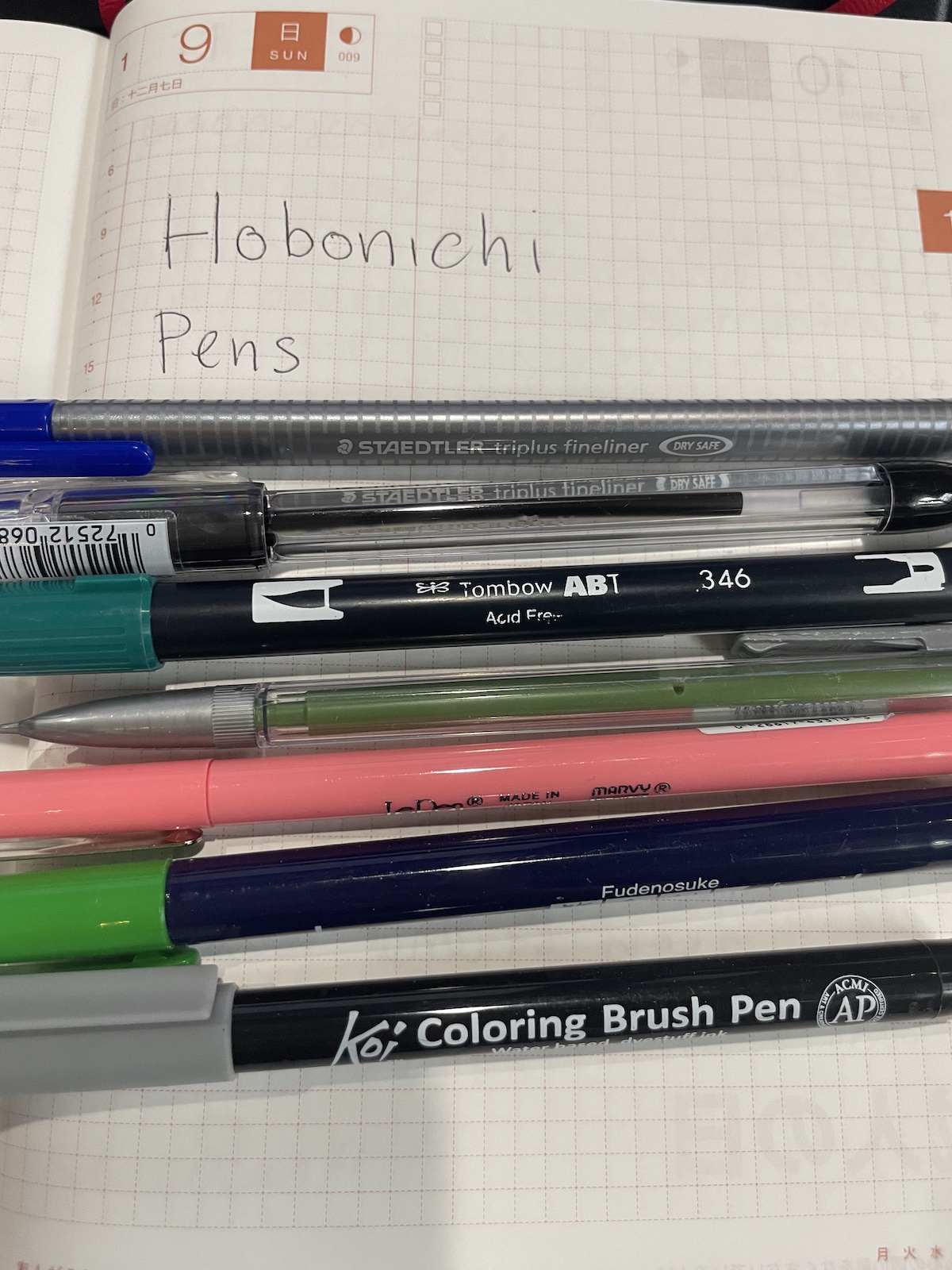 Pens for the Hobonichi that don't smudge » Polkadotparadiso