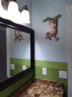 Jungle Themed Kids' Bathroom