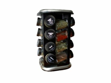 rotating spice rack Tips To Help Organize Spices