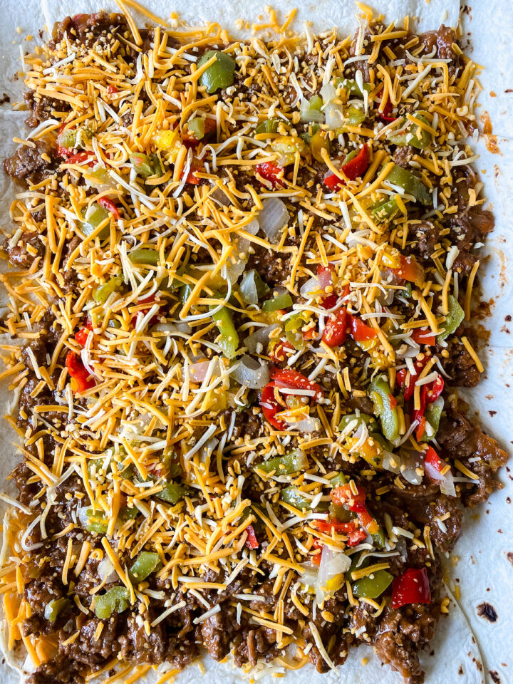 Ground Beef Quesadillas {Sheet Pan Recipe} The Organized Mom