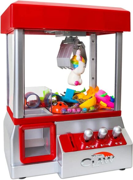 A miniature claw game.