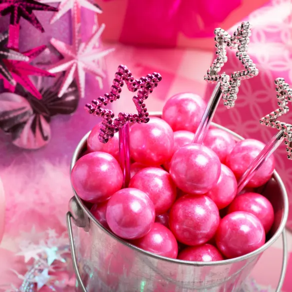 pink treats for Princess Party Ideas