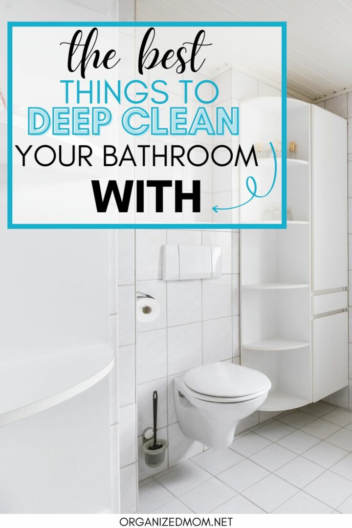 Best Products To Deep Clean Bathroom The Organized Mom