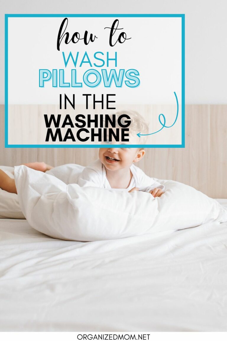 Can You Clean Pillows In The Washing Machine? The Organized Mom