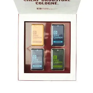 4 pack of sampler size colognes.