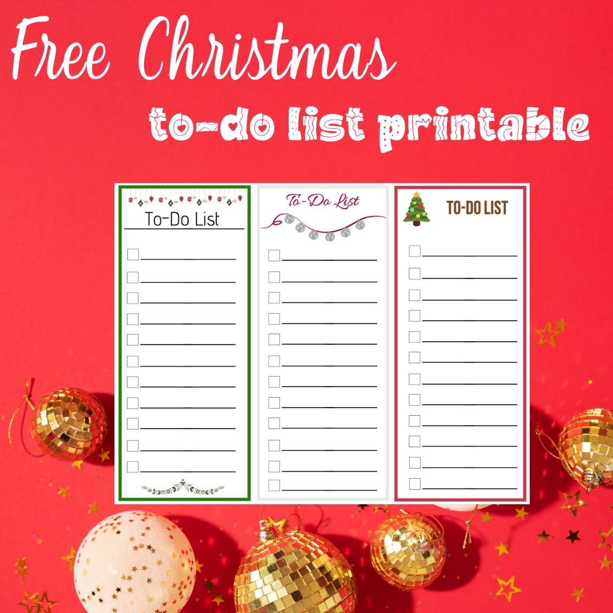 printable to do lists to get organized