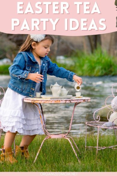 pinterest pin about spring time easter tea party ideas