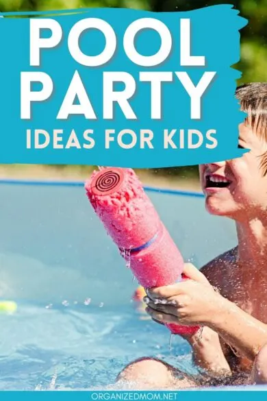 pinterest pin about summer pool party ideas for kids