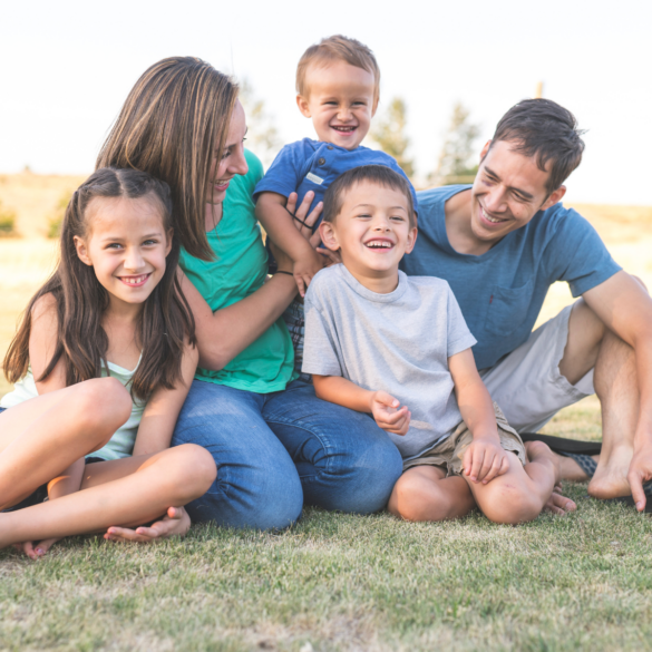 laughing family; DIY Your Family Photos