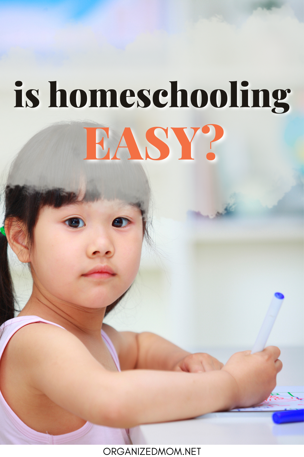 Is Homeschooling Easy? The Organized Mom