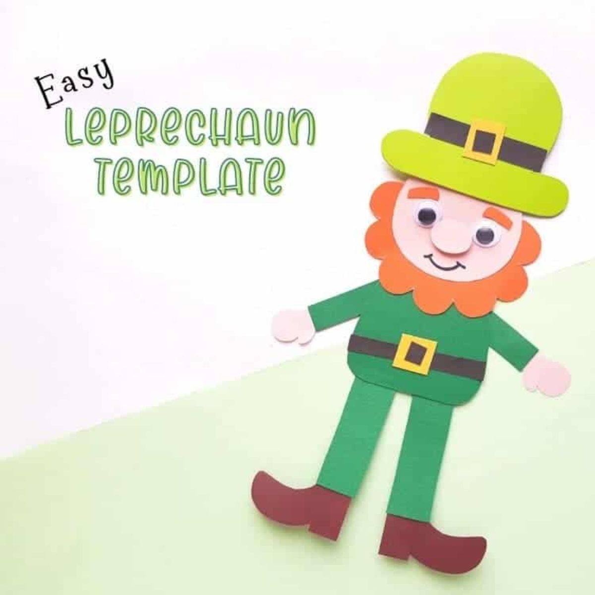 free printable leprechaun template