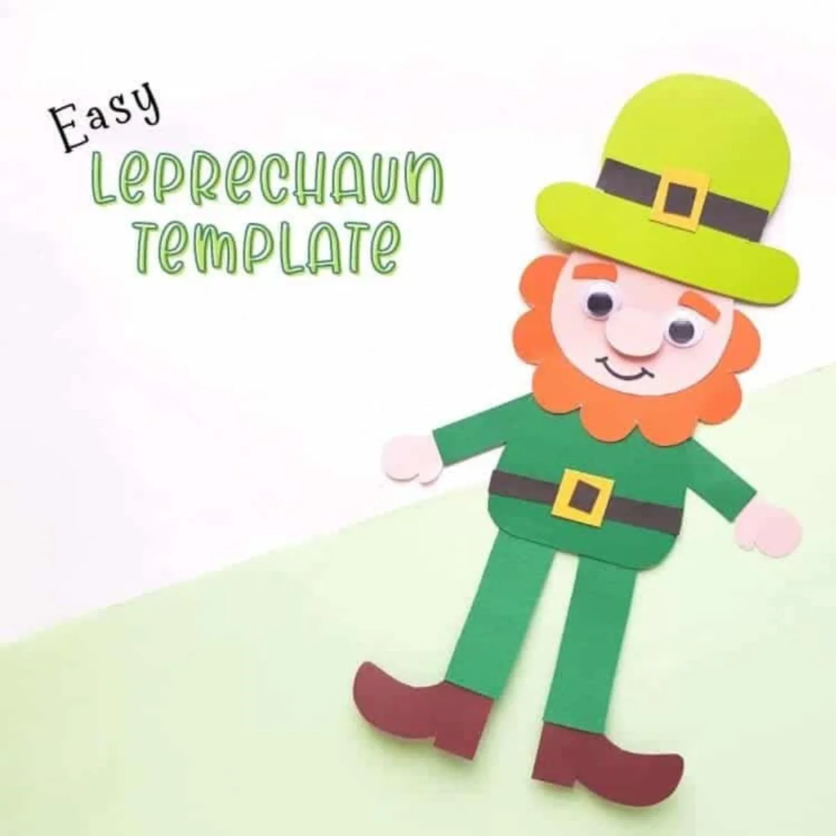 free printable leprechaun template