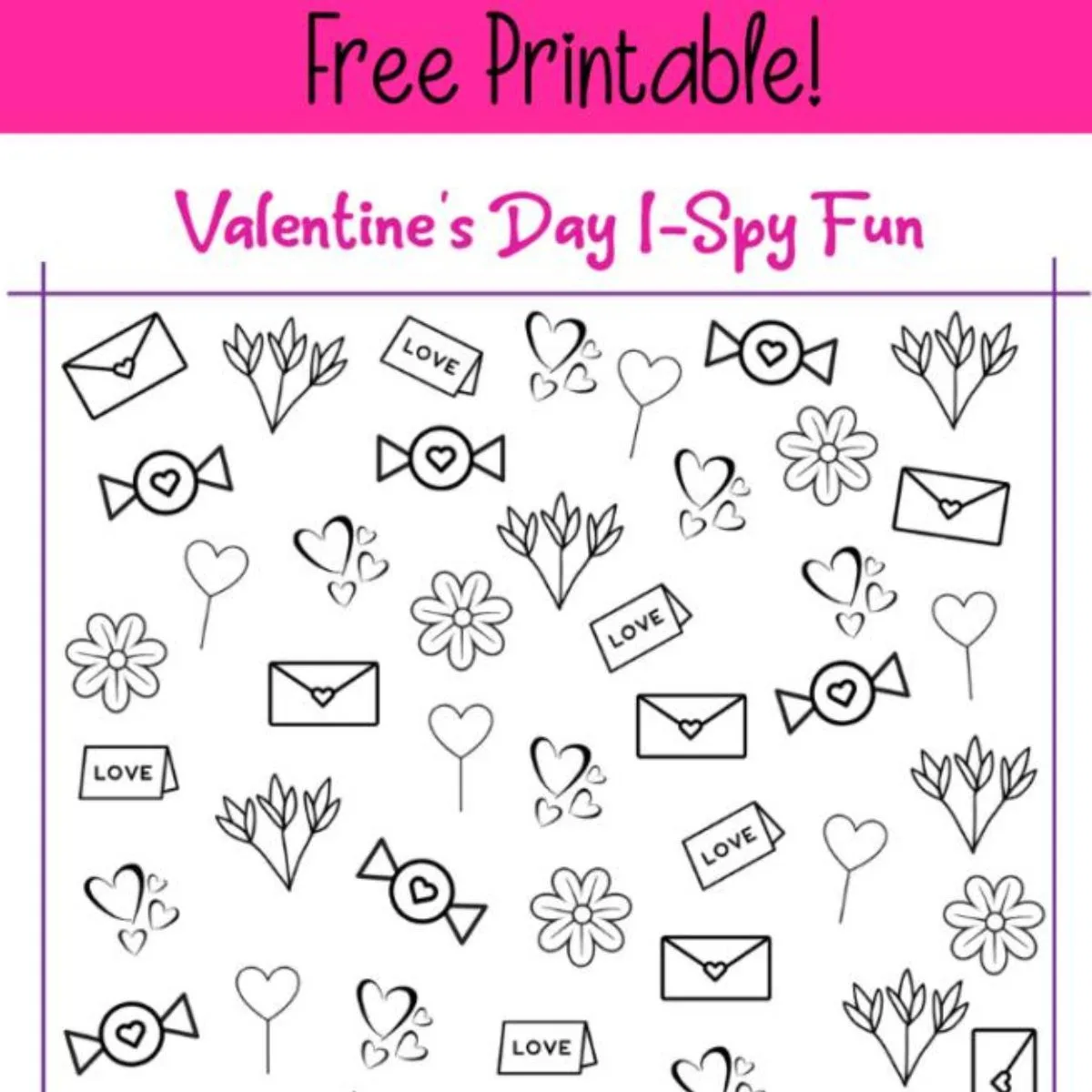 free printable valentines ispy