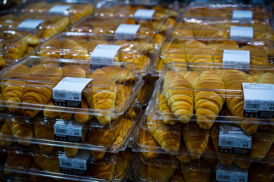 Packages of Costco crescent rolls.