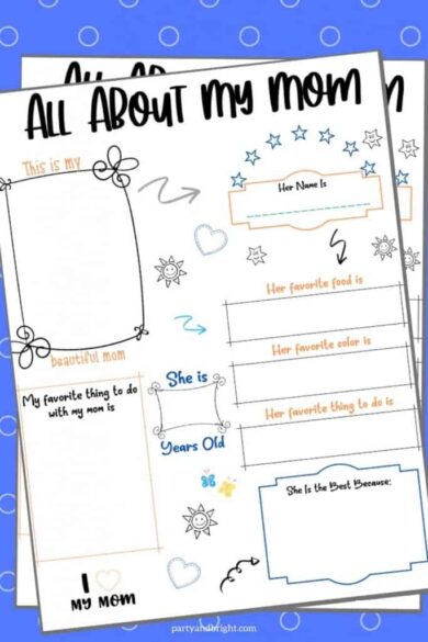 11 Cute Mother’s Day Printable Cards (Free Templates) – The Organized Mom