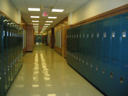 lockers in school hallway; Prepare Your Child for Middle School