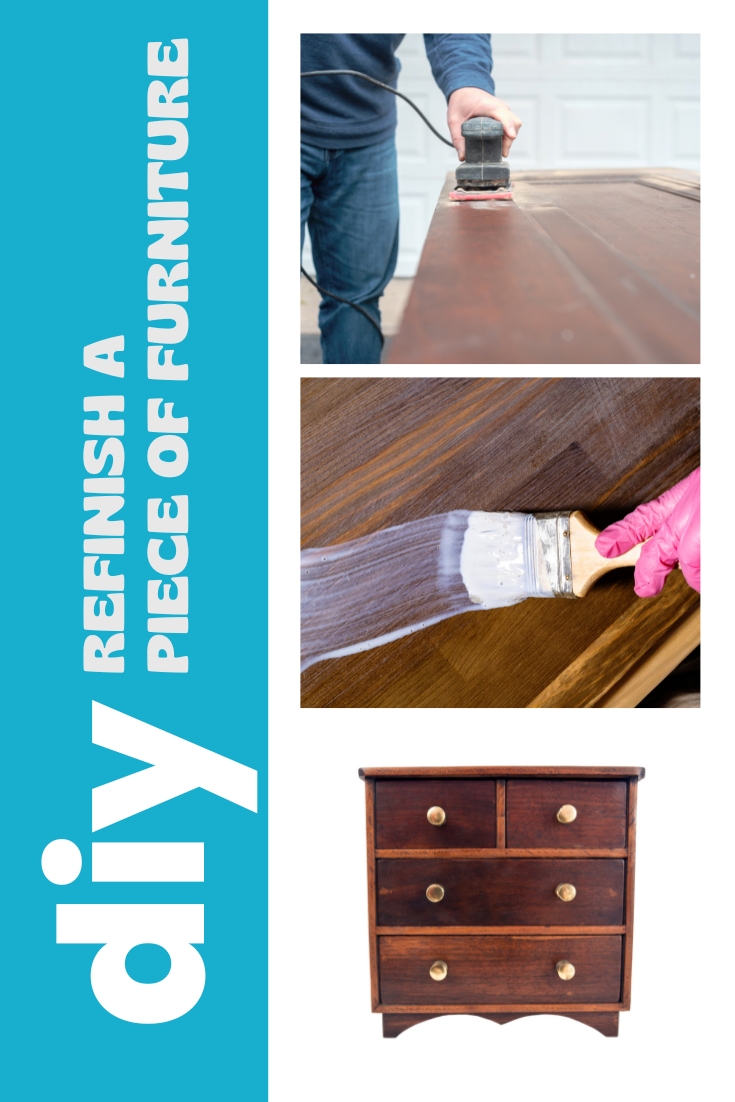DIY - How to Refinish a Piece of Furniture - The Organized Mom