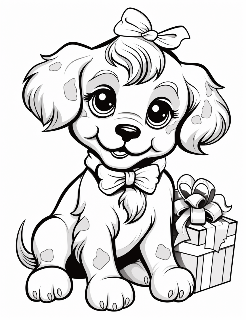 Puppy Coloring Pages – Free to Print! – The Organized Mom
