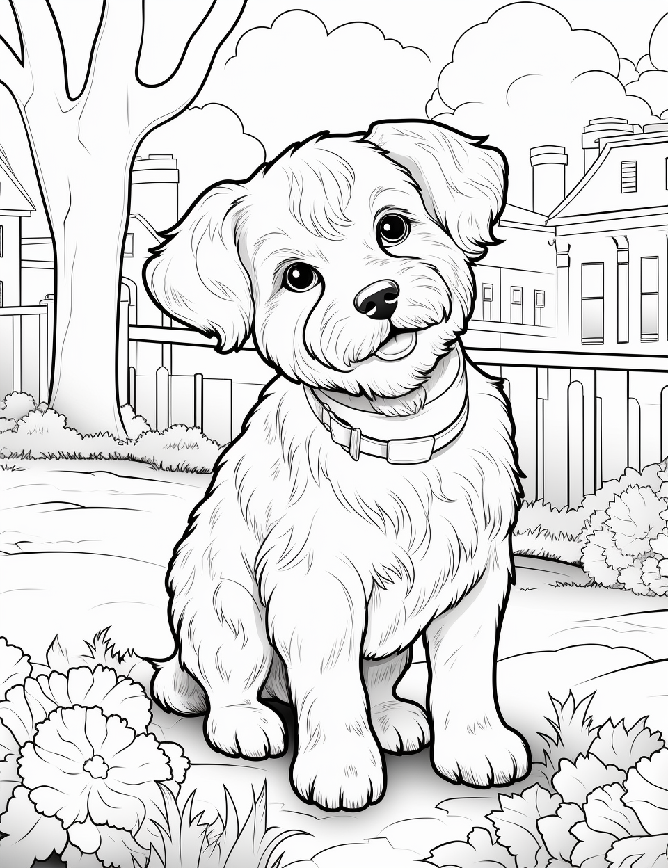 Puppy Coloring Pages – Free to Print! – The Organized Mom, image size:960x1248